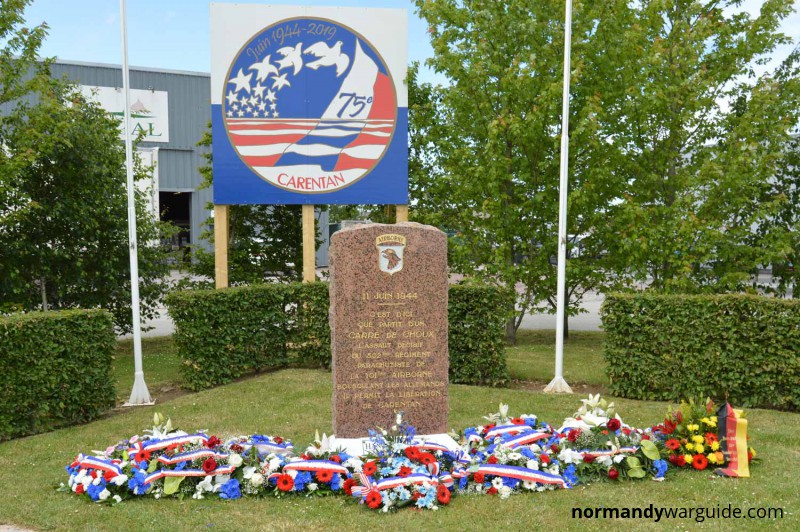 Hancock Field Memorial Carantan » Normandy War Guide