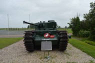 Hill 112 Memorial - Churchill Tank front