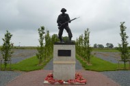 Hill 112 Memorial - Infantryman statue