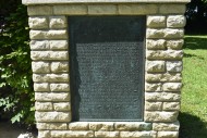 Isolated Grave of Lt. Marshall-Cornwall Plaque