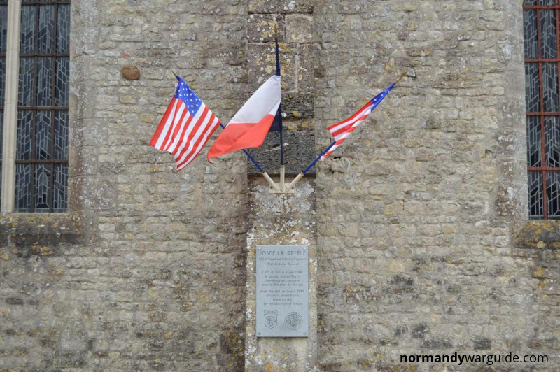 Joseph Beyrle Memorial, Saint-Come-du-Mont church