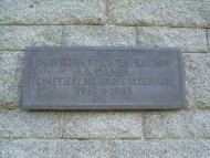 La Cambe War Cemetery - Plaque