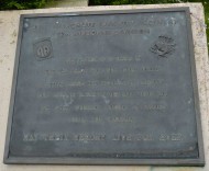 La Fiére Memorial Park plaque