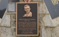 Plaque to Dick Winters