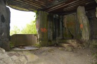 Les Batteries Du Mont Canisy casemate interior