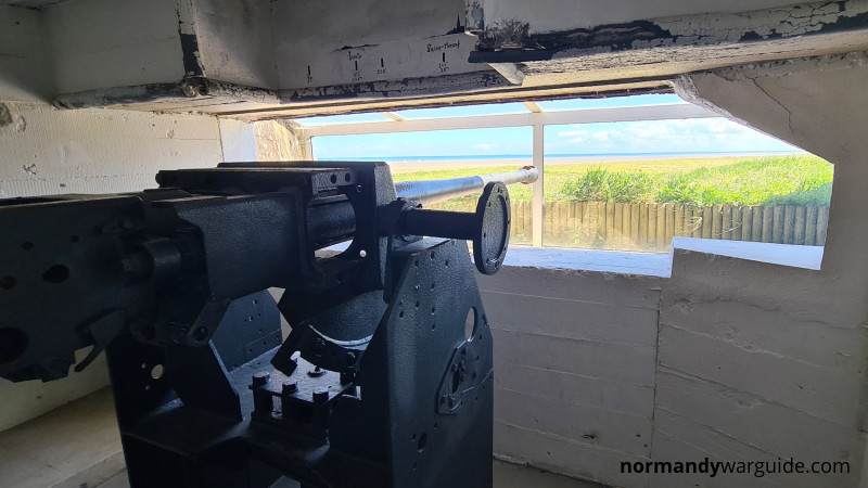 Memorial World War II Museum - Utah Beach gun
