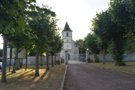 Église Saint-Hilaire de Bavent which contains the grave of Lieutenant David Haig-Thomas