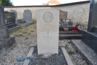 The grave of Lieutenant David Haig-Thomas at Église Saint-Hilaire de Bavent
