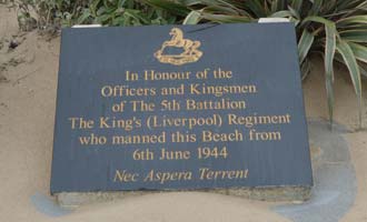 Memorial to 5th Battalion, The King's (Liverpool) Regiment, Hermanville