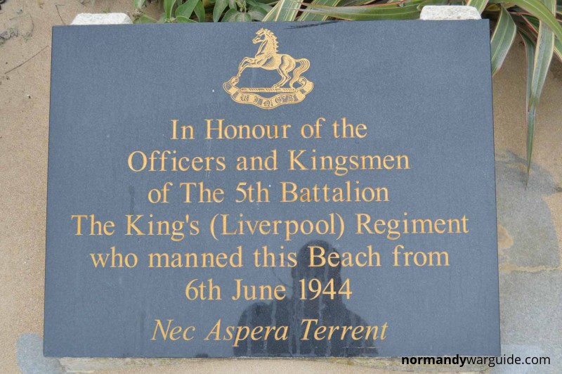 Memorial to 5th Battalion, The King's (Liverpool) Regiment, Hermanville