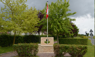 Memorial to Lasson's Canadian Liberators