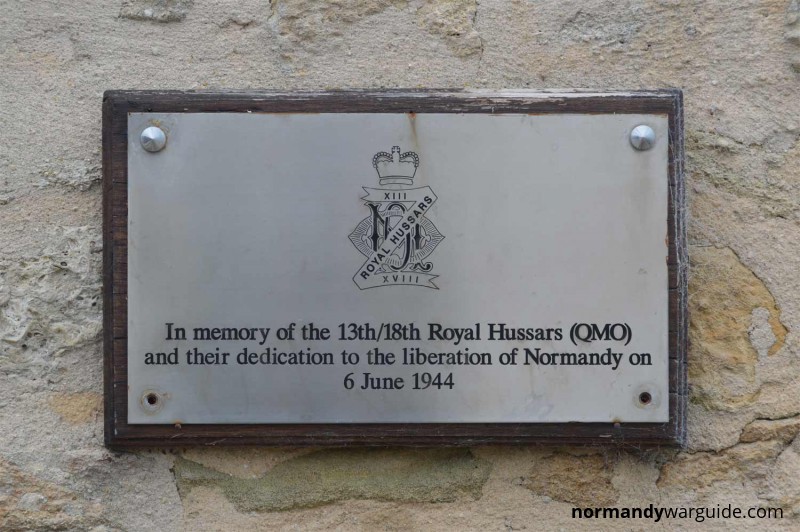 Memorial to the 13th & 18th Royal Hussars, Hermanville-sur-Mer