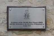 Memorial to the 13th & 18th Royal Hussars, Hermanville-sur-Mer