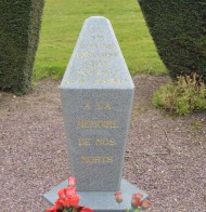 No. 3 Commando Memorial, Amfreville close-up