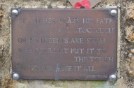 No. 4 Commando stele plaque, Amfreville