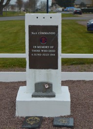 No. 6 Commando Memorial, Amfreville close up