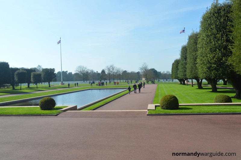 Reflecting Pool at Normandy American Cemetery