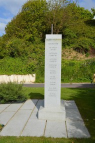 Omaha Beach 6th Engineer Specal Brigade Memorial right side view