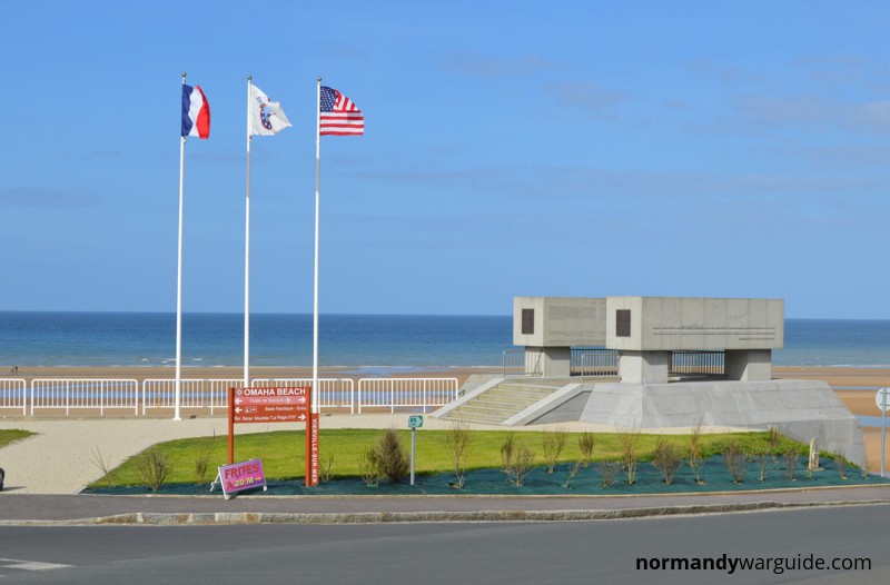 Omaha Beach National Guard Monument