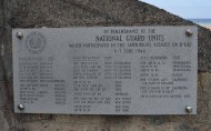 Omaha Beach National Guard Monument