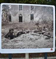 Buron park photo of the park during July WW2