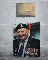 Park Radley Walters memorial plaque and photo, Buron