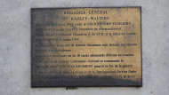Park Radley Walters memorial plaque, Buron