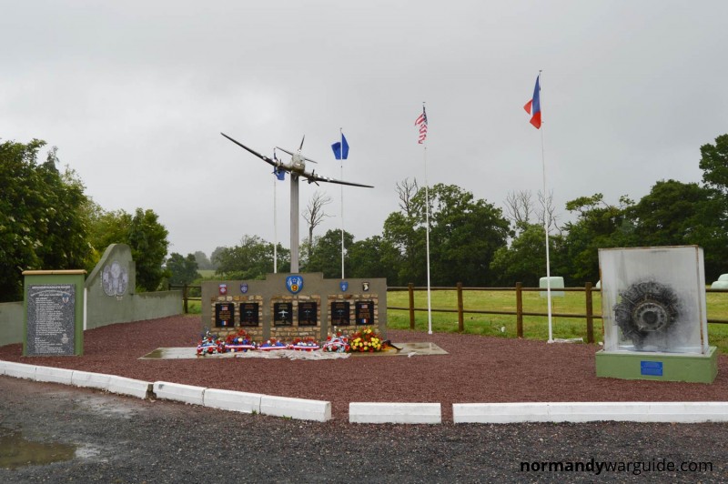Picauville memorial to 82nd and 101st airborne division
