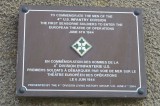 Plaque to the 4th U.S. Infantry Division, Sainte-Marie-du-Mont