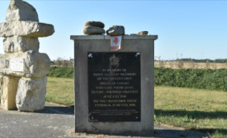 Queen’s Own Rifles of Canada Memorial, Anguerny