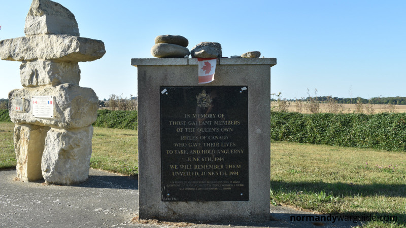 Queen’s Own Rifles of Canada Memorial, Anguerny