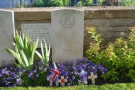 Ranville Church grave of Lieutenant Brotheridge