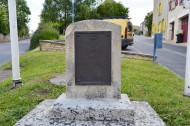 Raviers memorial to the Regina Rifles Regiment closeup