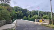 Royal Canadian Air Force Pilot Memorial, Le Mesnil-Villement (wide view of bridge)