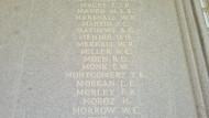 F/O R.O Moen's name, commemorated at the Air Forces Memorial, Runnymede
