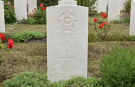 The grave of F/LT T.A. BUGG, Bretteville-sur-Laze Canadian War Cemetery