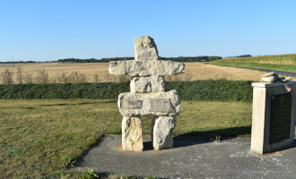 Rue Bill Ross Inauguration Plaque, Anguerny
