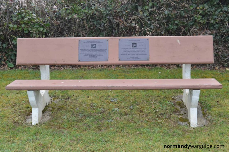 Scottish Paratrooper Memorial Bench, Ranville