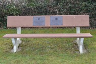 Scottish Paratrooper Memorial Bench, Ranville