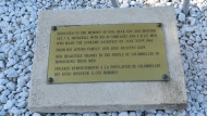 Sgt. A. Dockerill, his comrades memorial plaque in English