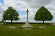 St. Manvieu War Cemetery - Cross of Sacrifice