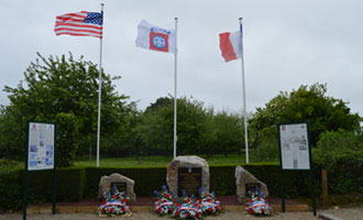Memorial to Lt Col Charles Timmes