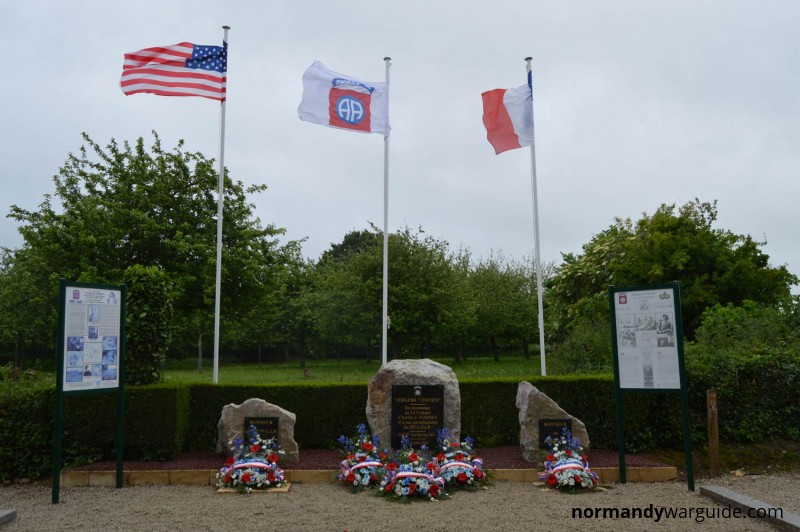 Memorial to Lt Col Charles Timmes