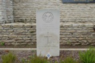 Tourville-sur-Odon CWGC A.J. Dinnage grave