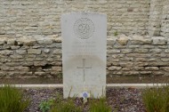 Tourville-sur-Odon CWGC C Morrison grave