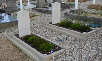 Trouville Cemetery - Common Wealth War Graves