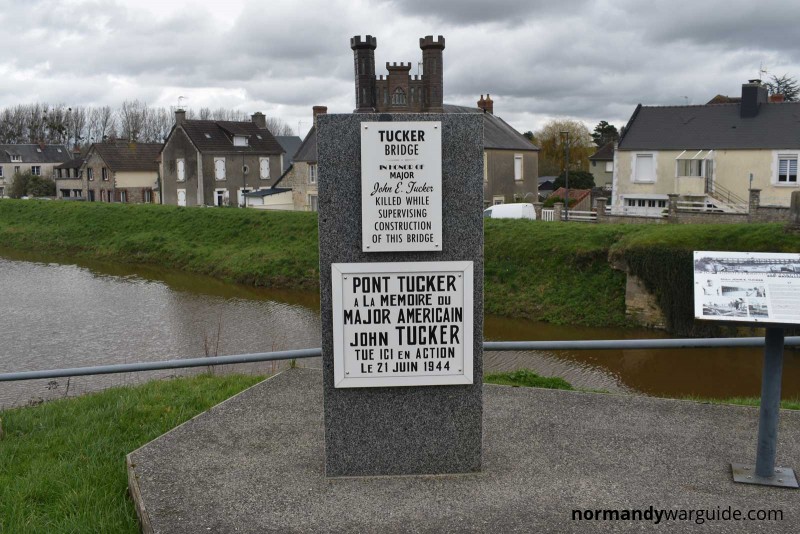 Tucker Bailey Bridge Memorial, Saint-Hilaire-Petitville, Carentan