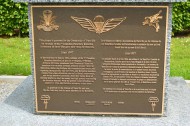 Varaville Canadian Parachute Battalion Memorial plaque